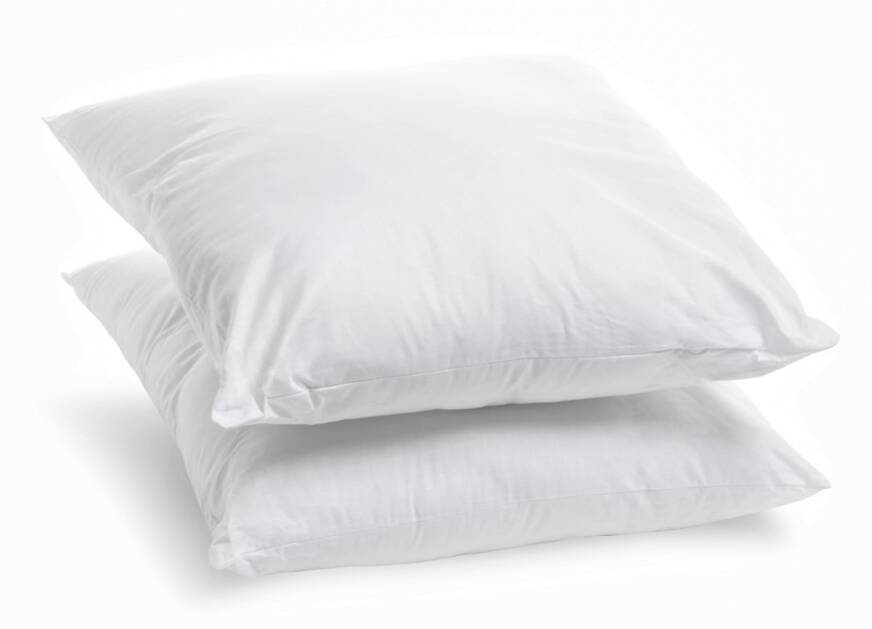 duo oreillers coton bio bleu calin